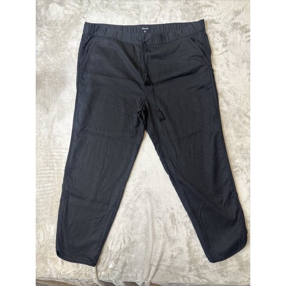 Women’s Madewell Pull On Pants Chino Ankle Size Large - Picture 3 of 14